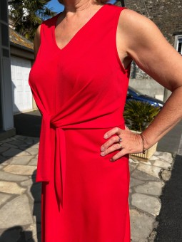 Robe habillé rouge 7411 DNV DNV