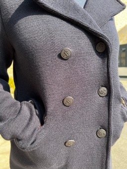 Caban en maille marine B4190 Le Petit Baigneur PETIT BAIGNEUR