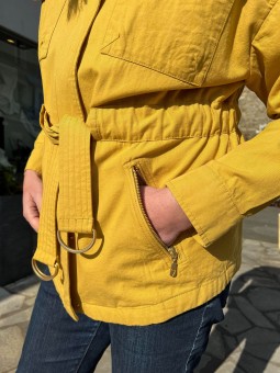 Veste jaune en coton 820032 7Seasons CONCEPT K