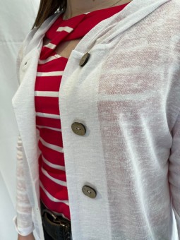 GILET LONG 6549 Marble MARBLE