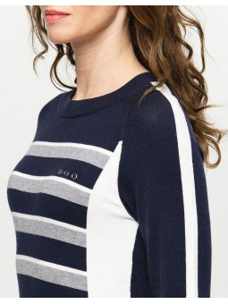 PULL DOUX BLEU D2533 Christine Laure Christine Laure