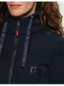PARKA SPORT & CHIC Marine D2206 Christine Laure