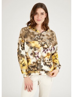 Sweat capuche imprimé 614300 RABE