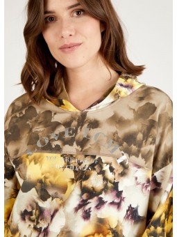 Sweat capuche imprimé 614300 RABE