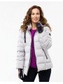 PARKA grise chaude D2207 Christine Laure