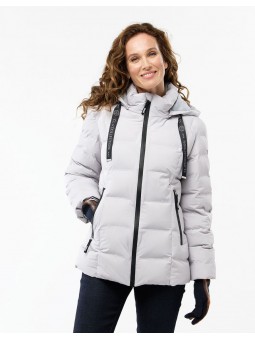 PARKA grise chaude D2207 Christine Laure