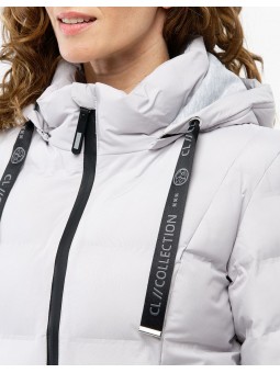 PARKA grise chaude D2207 Christine Laure