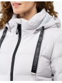 PARKA grise chaude D2207 Christine Laure