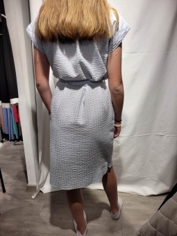 Robe imprimé rayé LOMA Bariloche Tinta Style