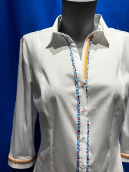 Chemisier blanc SAMARA TintaStyle Tinta Style