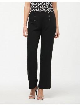 Pantalon noir pont D4531 Christine Laure Christine Laure