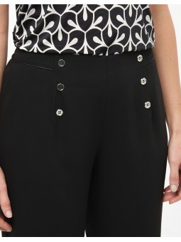 Pantalon noir pont D4531 Christine Laure Christine Laure