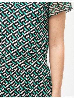 Robe fluide arty D4696 Christine Laure Christine Laure