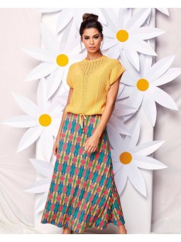 Jupe longue imprimé W362 k-Design K-DESIGN