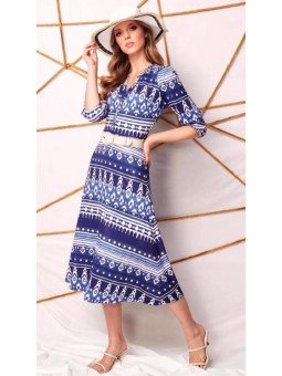 Robe imprimé W115 K-Design K-DESIGN