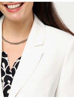 Blazer col tailleur écru D4293 Christine Laure Christine Laure