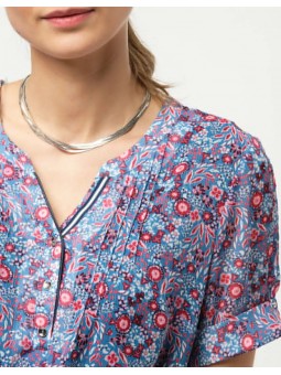 Robe fluide fleurie D4569 Christine Laure Christine Laure