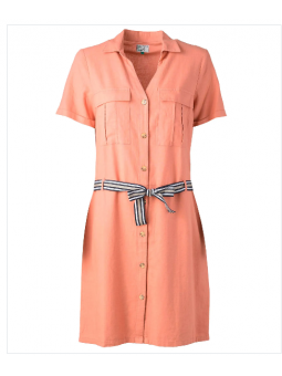 Robe en lin uni ELEGATA Elle est où la mer