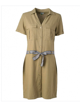 Robe en lin uni ELEGATA Elle est où la mer