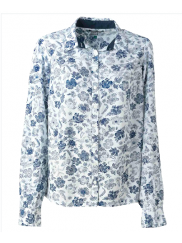 Chemisier fluide fleurs EBALLITY