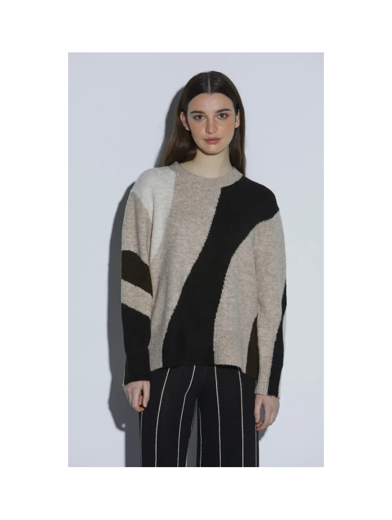 Pull chaud imprimé W223061 WNT WNT COLLECTION