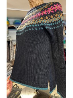 Pull femme fantaisie ALCAINE Bariloche Tinta Style