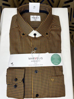 Chemise petits carreaux pointes bts 7252 Marvelis MARVELIS