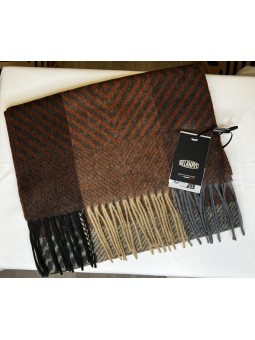 Echarpe homme imprimé douce 450784 Delahaye DELAHAYE