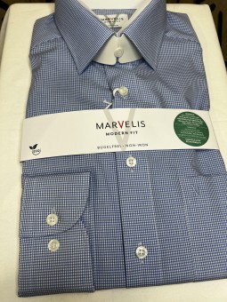 Chemise ml petits carreaux 7280 Marvelis MARVELIS