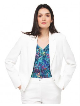 Blazer chic écru E2044 Christine Laure Christine Laure