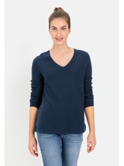 Pull en maille fine col en V 309534 Camel Active Camel Active