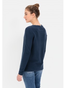 Pull en maille fine col en V 309534 Camel Active Camel Active