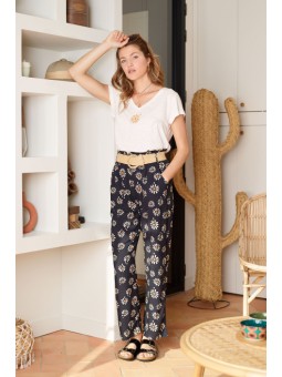 Pantalon fluide imprimé Daisy DPA071 Diplodocus Diplodocus