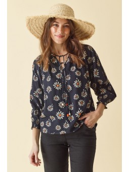 Blouse m3/4 imprimé DBLO090 Diplodocus Diplodocus