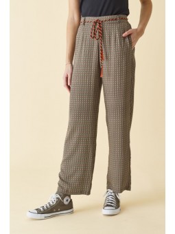 Pantalon fluide imprimé D7/8051 Diplodocus Diplodocus