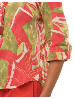 Chemise m3/4 imprimé E2353 Ch Laure Christine Laure