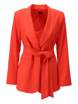 Blazer fluide ceinturé grenadine Y654 K-Design K-DESIGN