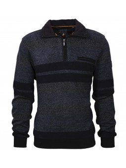 Pull sweat col zip 86605 Monté Carlo MONTE CARLO
