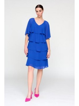 Robe uni a volants SANLUCAR Tinta Style