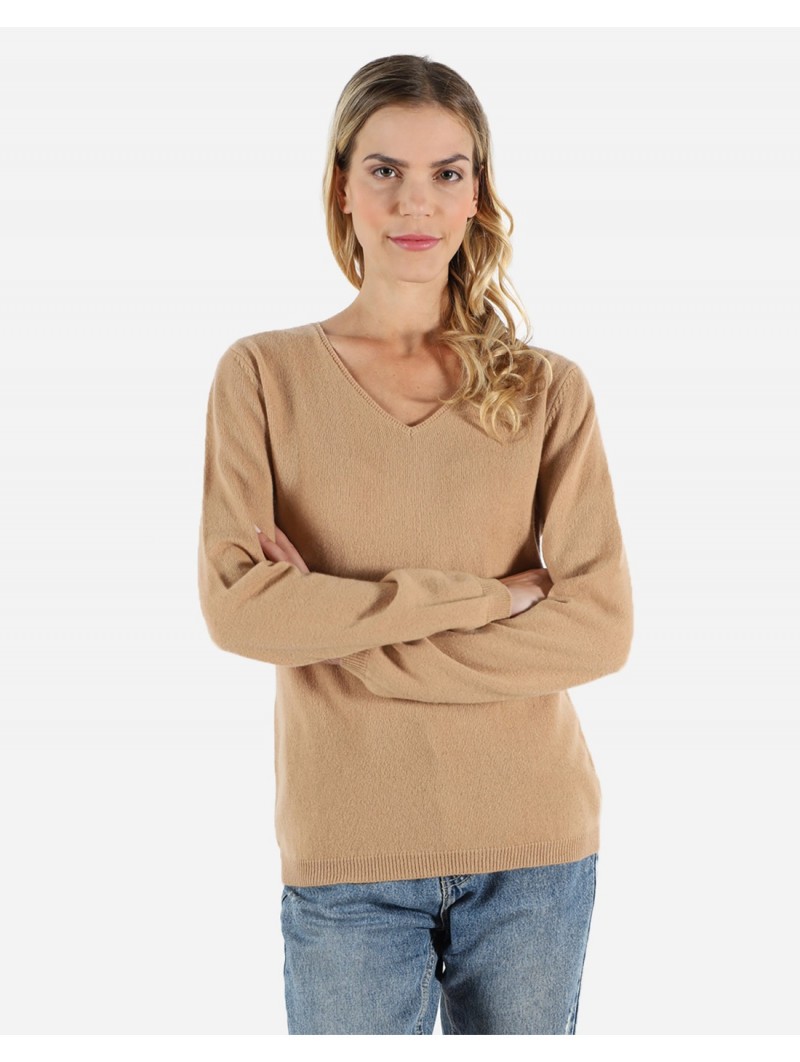 Pull en V cachemire PU1337 Jardin Privé