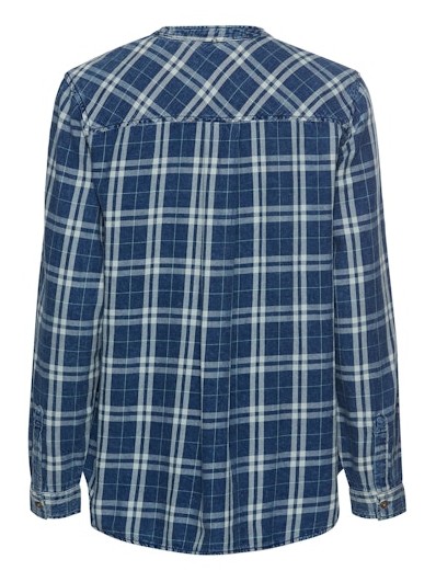 Camel Active Blouse Femme 309780-4s04 - 100% Coton, Coupe Décontractée, Manches Retroussables (S, Taille Mannequin 175cm)