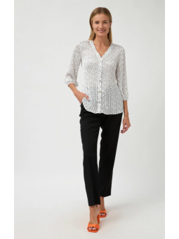 Top plissé imprimé chic MILLOR TintaStyle Tinta Style