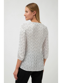 Top plissé imprimé chic MILLOR TintaStyle Tinta Style