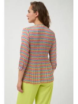 Tunique imprimé plissé OLAIA TintaStyle Tinta Style