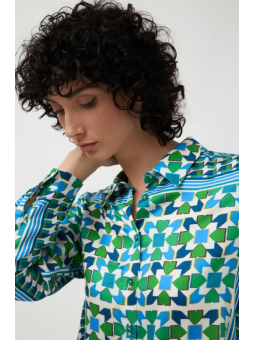 Chemisier imprimé MORAIRA TintaStyle Tinta Style