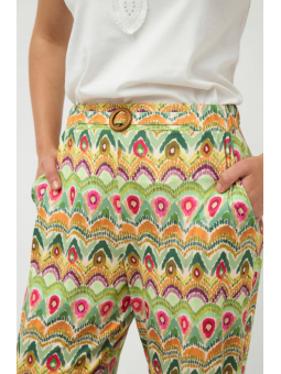 Pantalon fluide imprimé ROMANCE TintaStyle Tinta Style