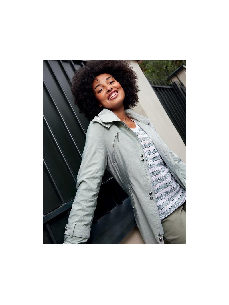 Parka été uni F0103 Christine Laure Christine Laure
