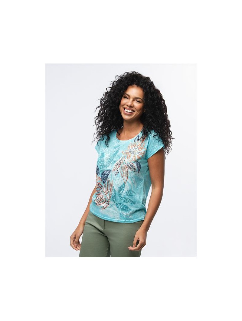 T.shirt imprimé F0144 Christine Laure Christine Laure