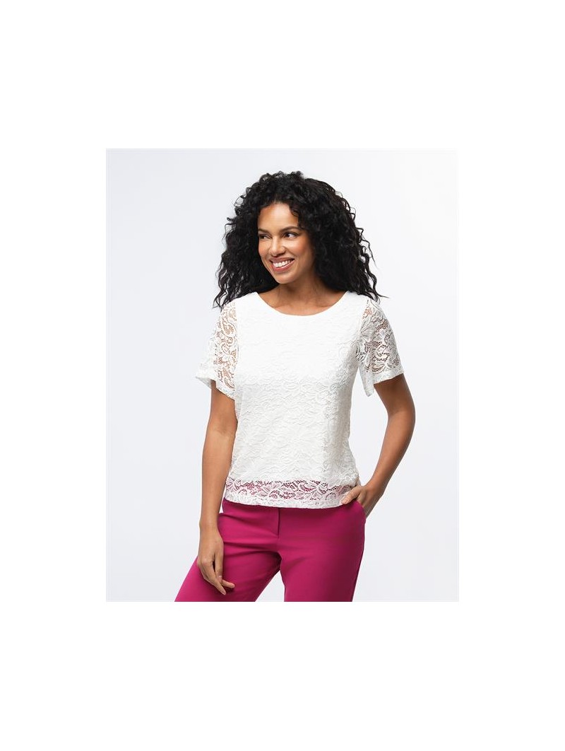 Top uni dentelle F0429 Christine Laure Christine Laure