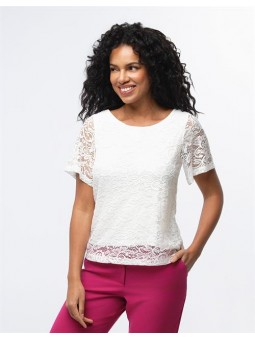 Top uni dentelle F0429 Christine Laure Christine Laure